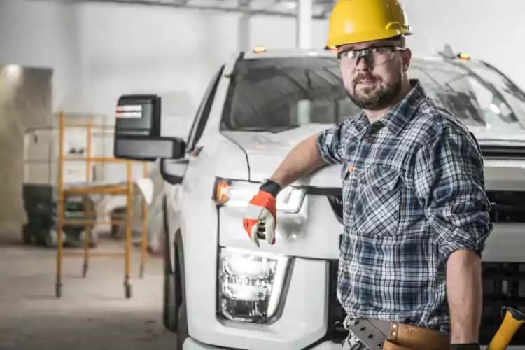 Contrôlez en temps réel le temps passé par vos travailleurs sur un chantier. 